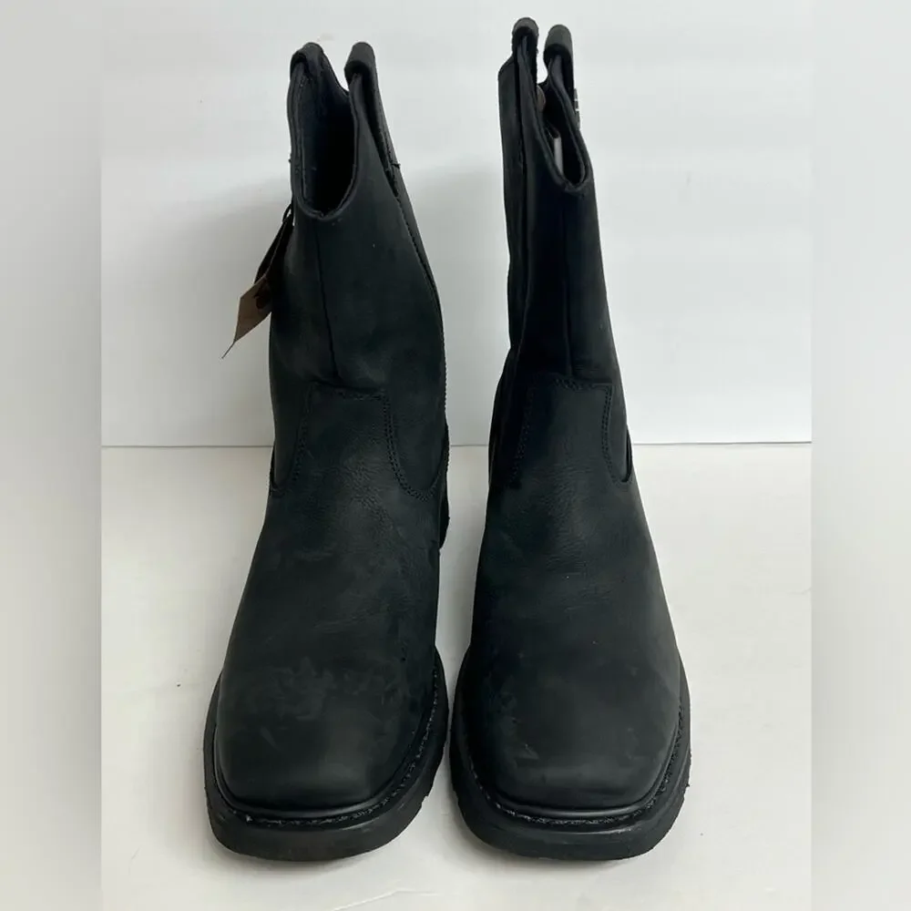 NEW Harley Davidson Men's Altman Waterproof Western Work Boots - Soft Toe 12M
